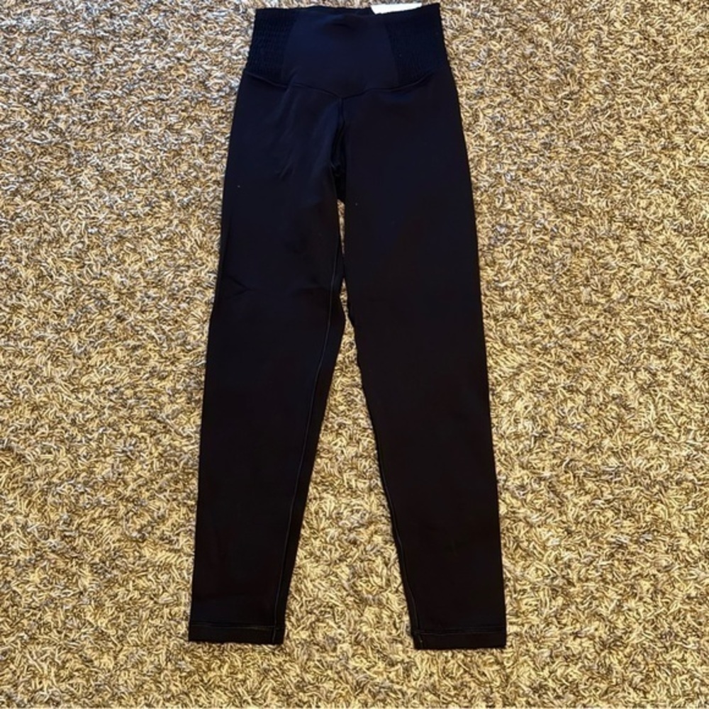 NWT OFFLINE By Aerie Real Me Smocked Legging Black Sz XS - Picture 6 of 10